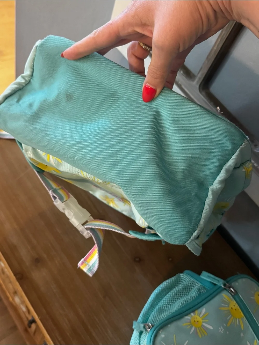 Pottery Barn Kids Mackenzie Sunshine Glow in the Dark Backpack + Lunch Box Set